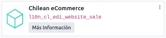 Модуль l10n_cl eCommerce.