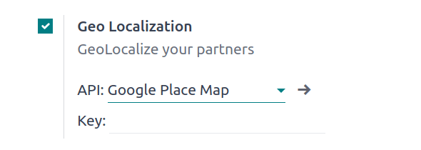Ключ Google Places API