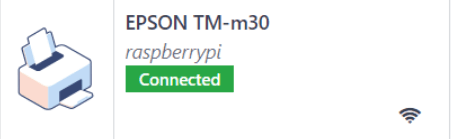 Принтер, як він відображатиметься у списку пристроїв застосунку IoT.