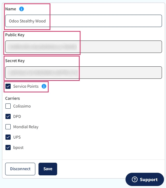 Налаштування інтеграції Sendcloud та отримання облікових даних.