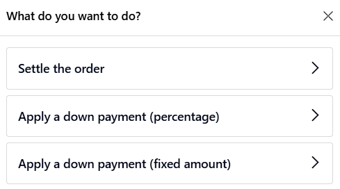 можливості розрахунку за замовленням на продаж