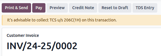 Порада щодо TCS