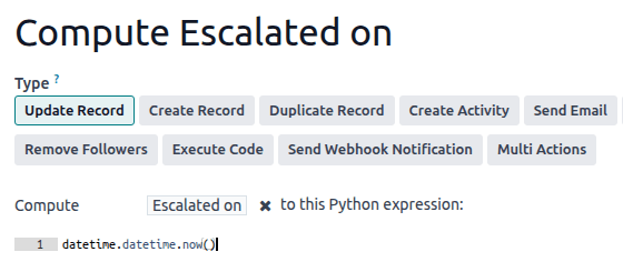 Обчислення користувацького поля datetime за допомогою виразу Python